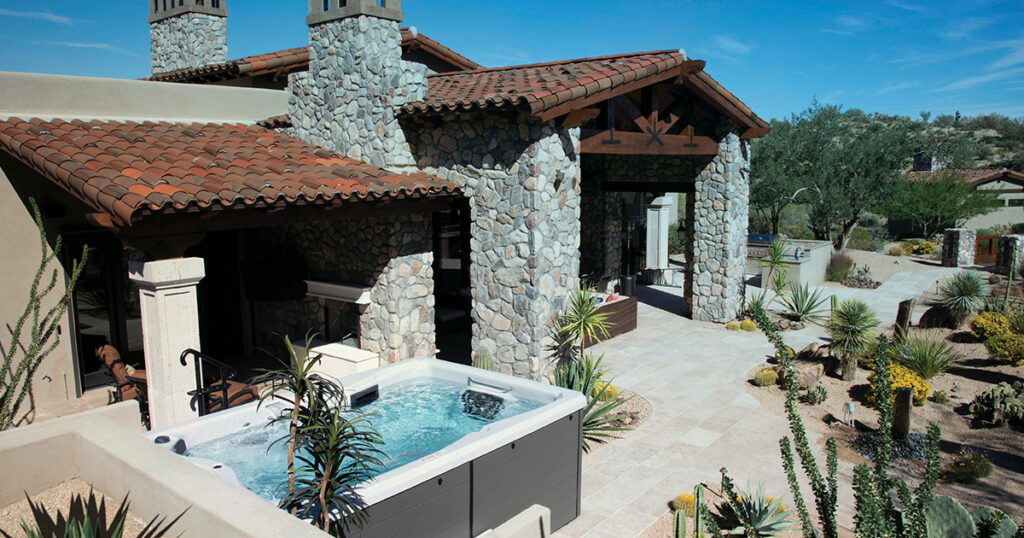spa de natación más pequeño