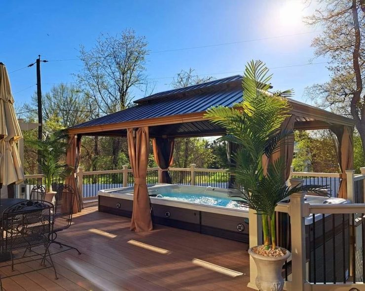 instalación de spas enterrados