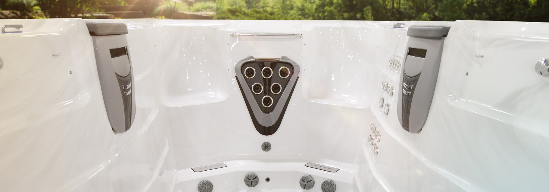 Challenger 15D con Temp+ Control swim spa