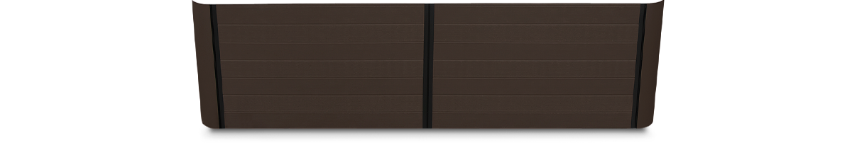 Zócalo de nogal oscuro