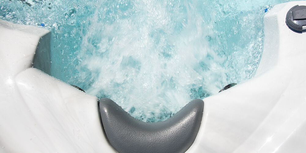 Imagen del asiento StressRelief para cuello y hombros con los chorros activados.