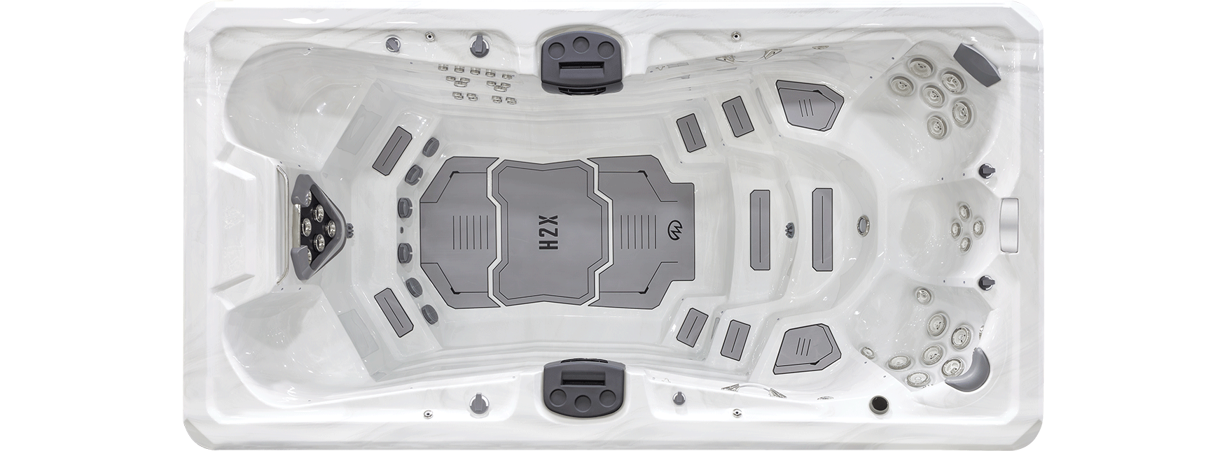 H2X Swim Spa Challenger 15 D con Temp+ Control