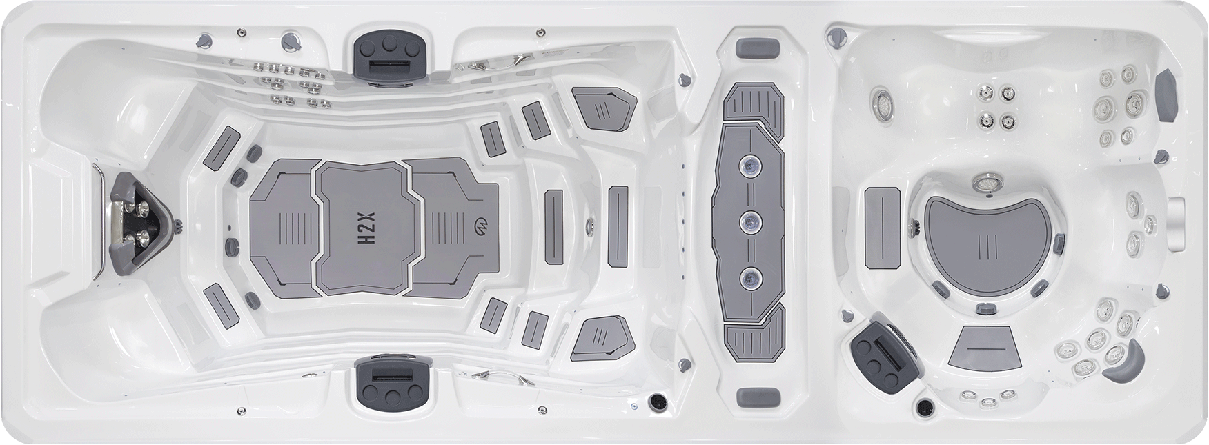 H2X Swim Spa Trainer 21 Profundidad